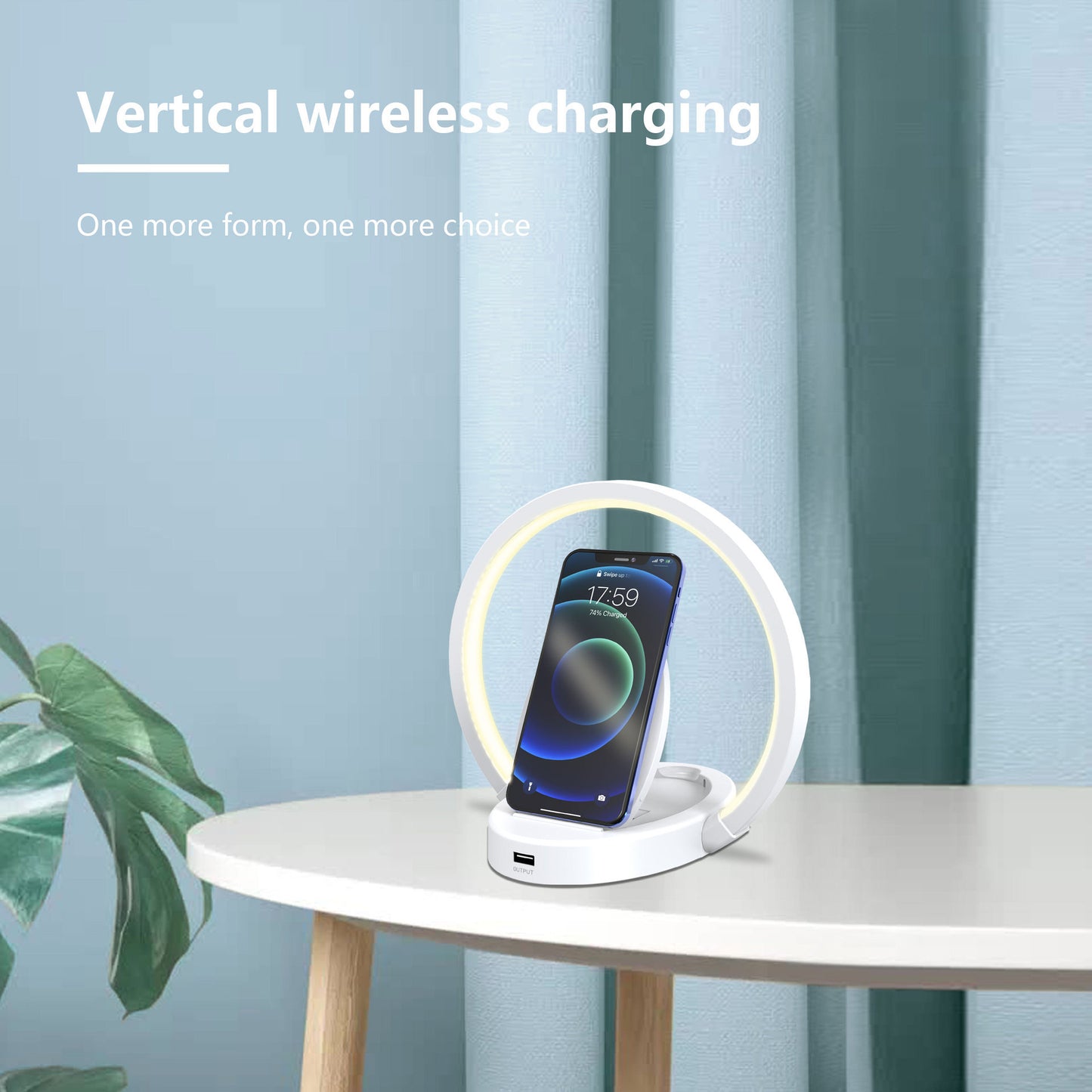 🌙 מנורת לילה חכמה עם רמקול Bluetooth ומטען אלחוטי – עיצוב מושלם לכל חלל! 🔋🎶