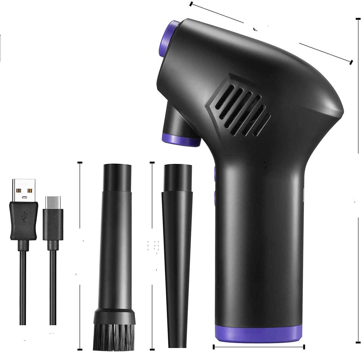 💨 מפוח אוויר חשמלי חזק – ניקיון יסודי בלחיצה אחת! 🔥