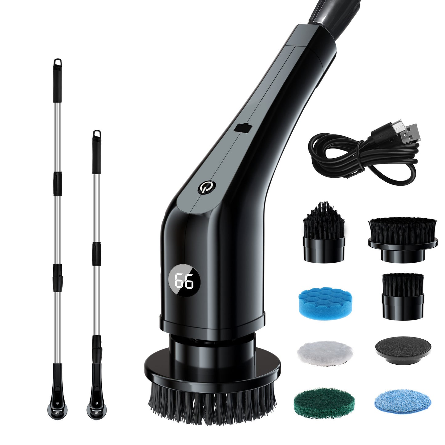 🌀 מברשת ניקוי חשמלית 7 ב-1 – לניקוי יסודי בלי מאמץ! ✨