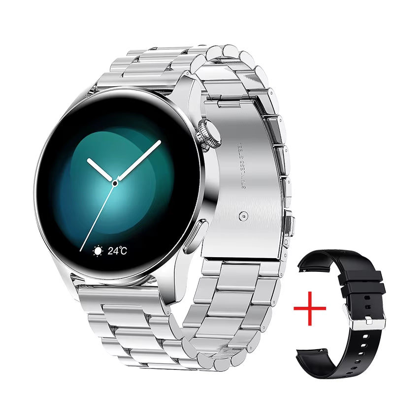 New Bluetooth Call Smart Watch Men Full Touch Screen Sports Fitness Watch Bluetooth Is Suitable for Android Ios Smart Watch