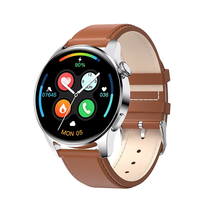 New Bluetooth Call Smart Watch Men Full Touch Screen Sports Fitness Watch Bluetooth Is Suitable for Android Ios Smart Watch