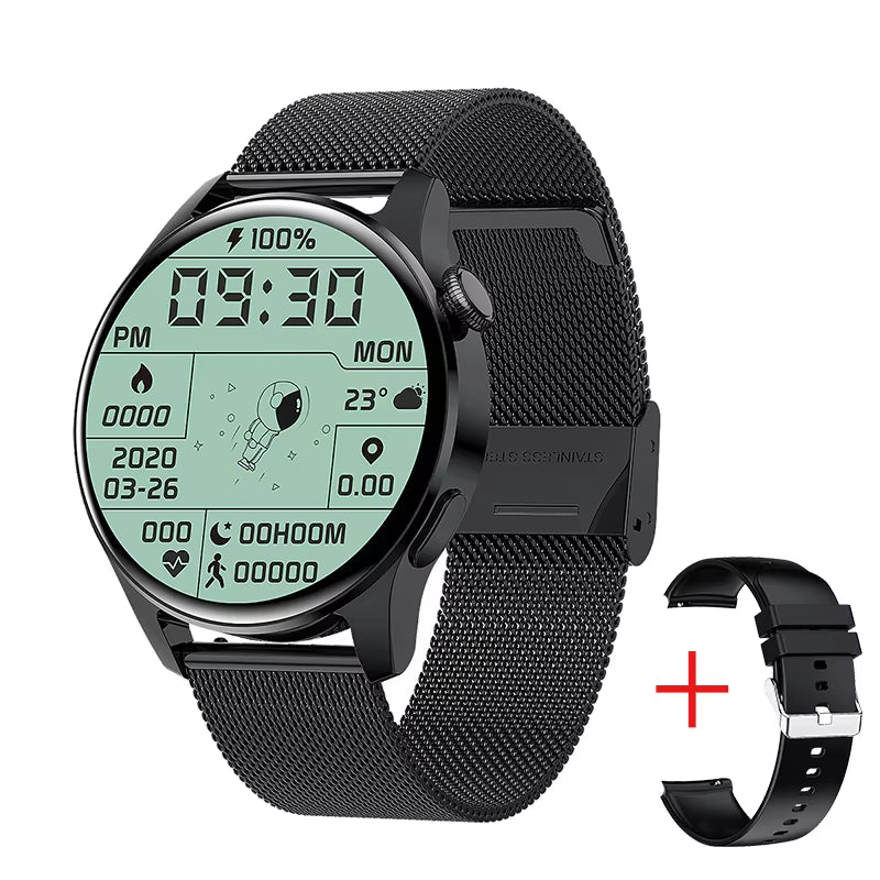 New Bluetooth Call Smart Watch Men Full Touch Screen Sports Fitness Watch Bluetooth Is Suitable for Android Ios Smart Watch