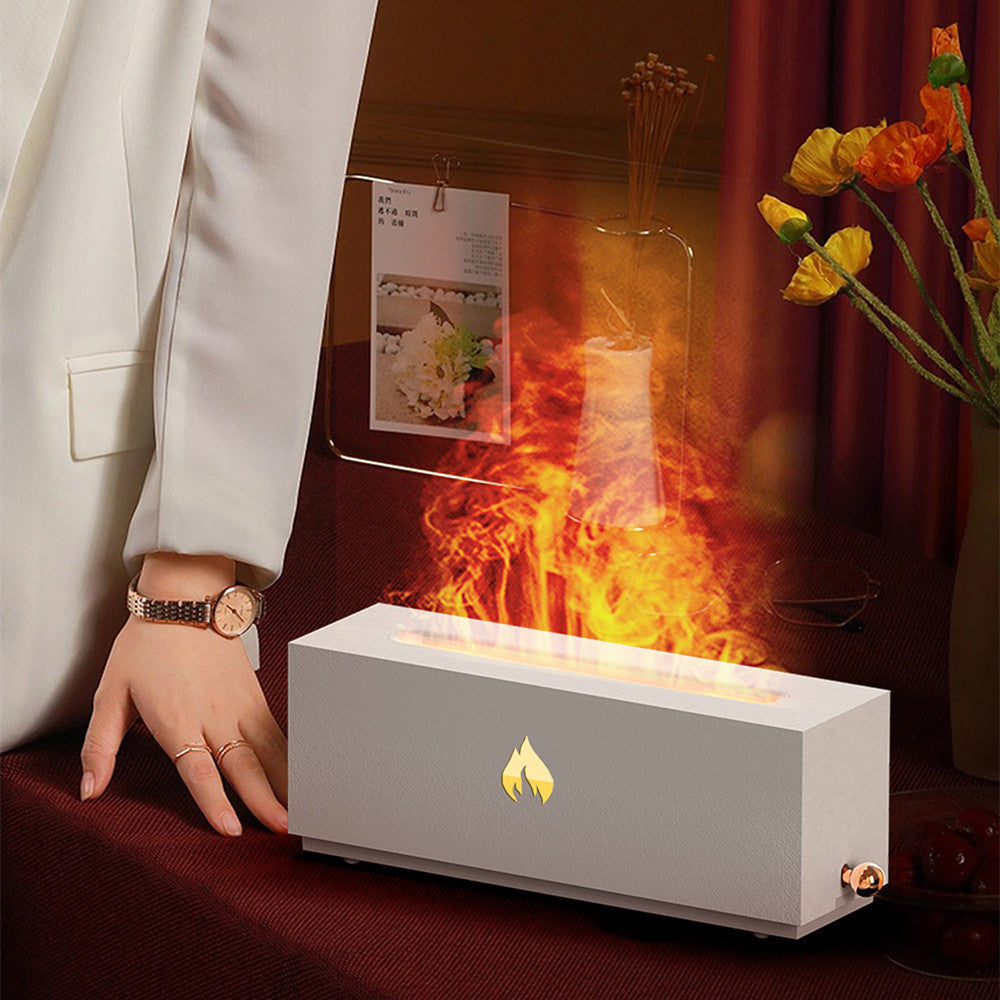מפזר ארומה להבה קסום | אפקט אש מרהיב | חוויית ריח ייחודית לחדר השינה ולבית!